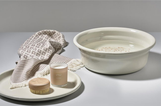 Zestaw Do Domowego Spa 1l Vaporous Green Inu - Zone Denmark