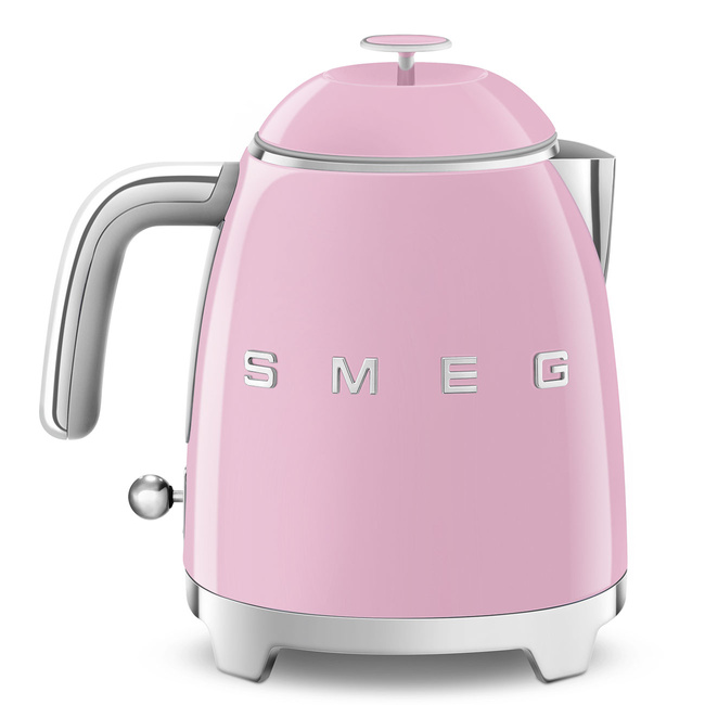 Smeg - Czajnik Mini, Pastelowy Róż 50's Style Klf05Pkeu Pastelowy Róż
