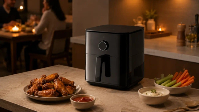 Frytkownica beztłuszczowa Xiaomi Air Fryer 6.5L, czarna, 7 programów