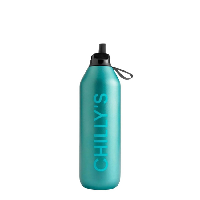 butelki sportowe do napojów 1000 ml Chilly's Atlantis matowy metalik