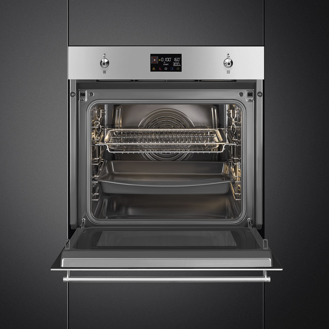 Smeg - Piekarnik, speedwaveXL, Classica CLASSICA SO6302M2X Stal nierdzewna
