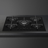 Smeg - Płyta gazowa, 72 cm, Selezione, czarny SELEZIONE PV275B Czarny
