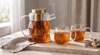 Zaparzacze do herbaty 1300 ml złote Geo Gold - Vialli Design