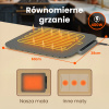 EXTRALINK Mata Grzewcza Elektryczna 63x38 cm 400W Szara do Ogrzewania Podłogowego