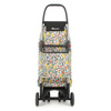 Wózek na zakupy Rolser I-Max William Morris 4L Tour Pomegranate, 4 koła, torba 43 l