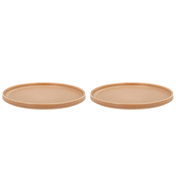 Talerze porcelanowe Villa Collection Fjord 21 cm, kremowe, 2 sztuki