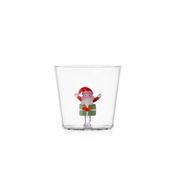 Szklanka Ichendorf Milano Christmas Tales, Mikołaj na zielonym prezencie, 300 ml