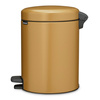Kosz pedałowy Brabantia NewIcon 5 l, Warm Gold