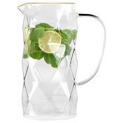 Dzbanki 1500 ml ze złotym rantem Geo Gold - Vialli Design