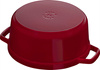 Staub La Cocotte garnek żeliwny okrągły 3.85 ltr, bordeaux