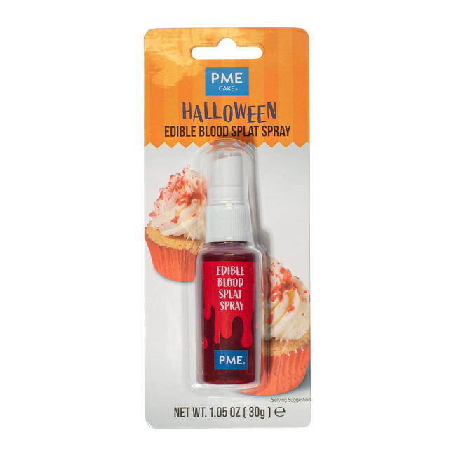 Jadalny spray PME Efekt Krwi 30 ml, czerwony barwnik dekoracyjny