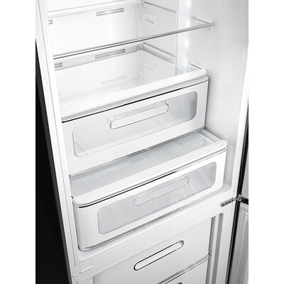 Smeg - Chłodziarko-zamrażarka FAB32RBL6 50'S STYLE - czarny