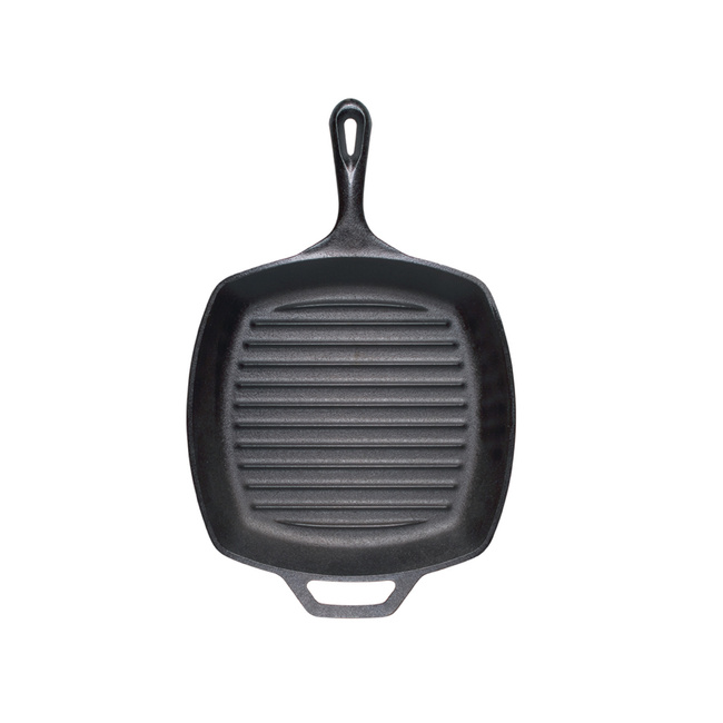 Patelnia żeliwna grillowa kwadratowa 26 cm - Lodge