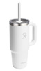 Kubek podróżny Hydro Flask Travel Tumbler 24 oz ze słomką, biały