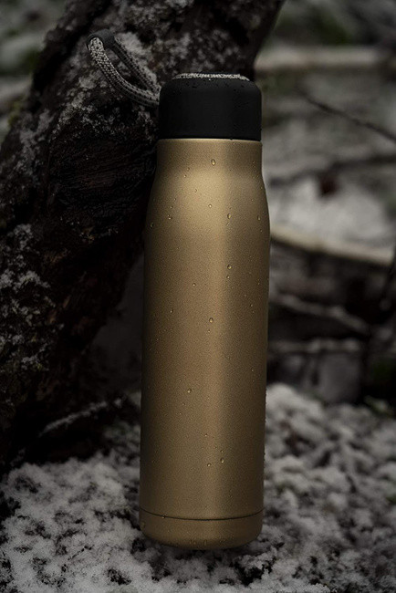 Butelka termiczna matowa brązowa - Grunwerg