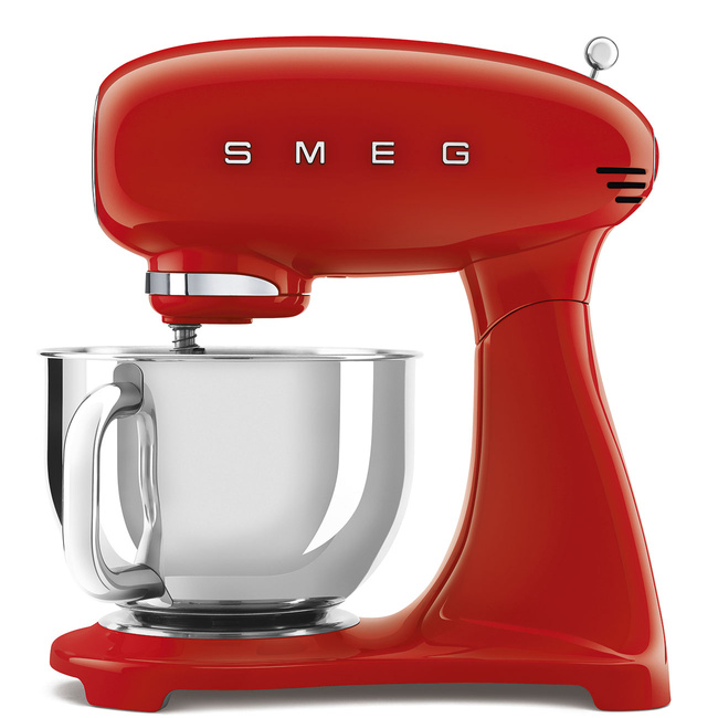 Smeg - Mikser, jednolity kolor, czerwony 50's Style Smf03Rdeu Czerwony (pełny)