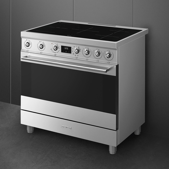 Smeg - Kuchnia Wolnostojąca Symfonia C9IMX2 Stal Nierdzewna