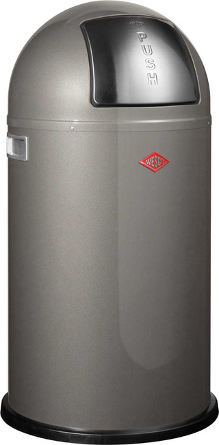 Kosz Na Śmieci Grafitowy 50L Pushboy Wesco