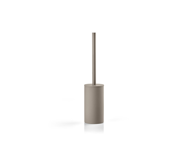Szczotka do WC Zone Denmark Solo Taupe, porcelana z gumową powłoką