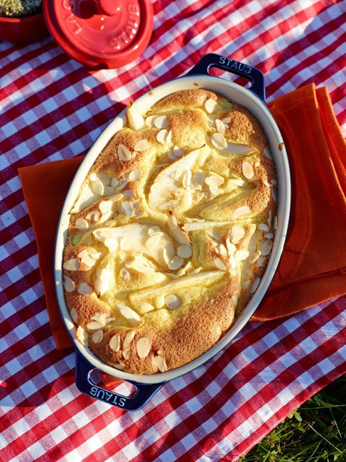 Staub Cooking Owalny Półmisek Ceramiczny 1.1 Ltr, Niebieski