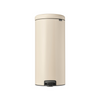 Kosz pedałowy Brabantia NewIcon 30 l, Soft Beige z powłoką mineralną