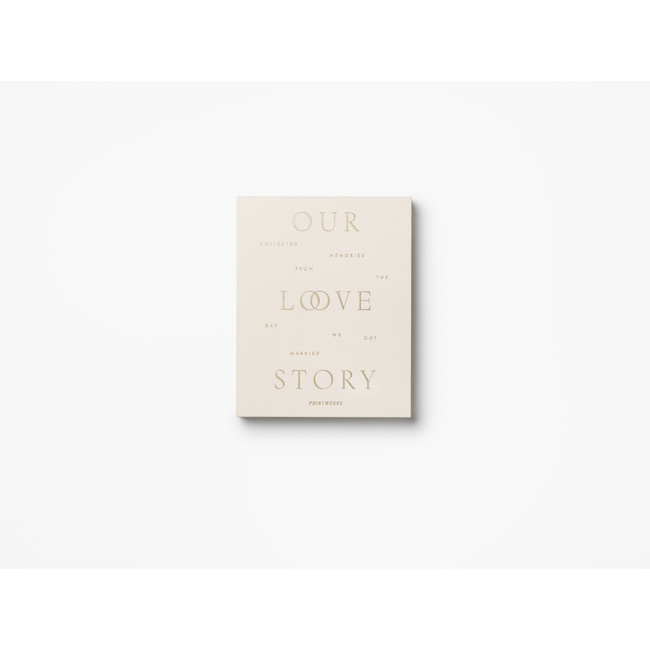Dziennik ślubny Printworks Our Love Story, książka wspomnień dla pary