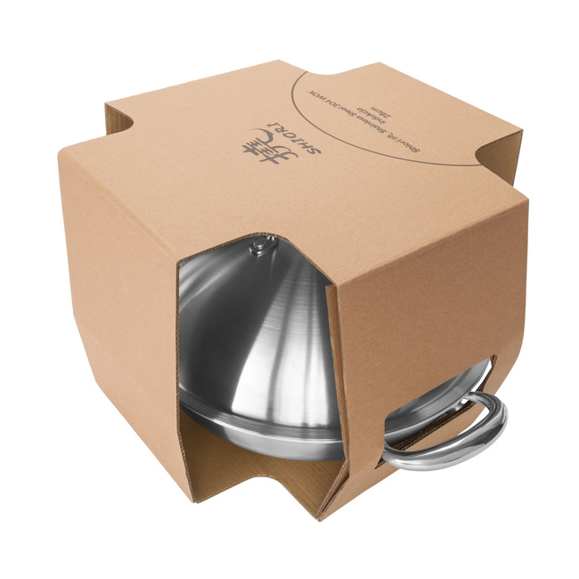 Shiori - Stainless Steel 304 Patelnia Wok 28cm x 8,20 Cm Indukcja