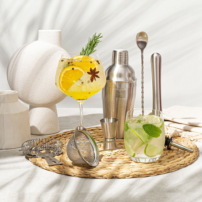 Zestaw koktajlowy Vacu Vin Bar w pudełku Cocktail Lover, 7 elementów