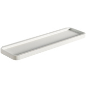 Półka łazienkowa Zone Denmark Rim 44 cm, biała, aluminiowa