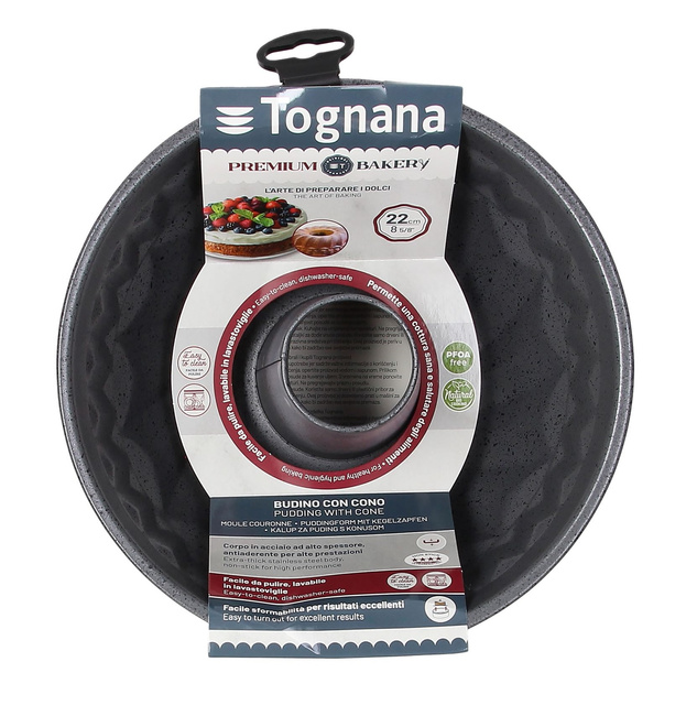 Forma Do Pieczenia 22cm Premium Ciemny Szary - Tognana