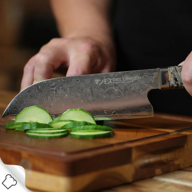Dellinger Manmosu Exclusive Nóż Szefa Kuchni Santoku 18 Cm