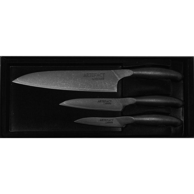 Zestaw Noży Kuchennych Samura Artifact - 3 Częściowy Komplet Chef Knife, Santoku, Utility