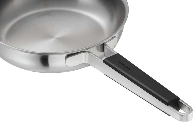 Pure Patelnia indukcyjna płytka - 20 cm, Srebrny - Zwilling