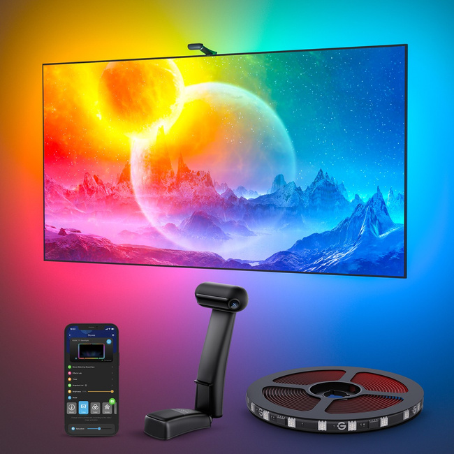 Govee H605c Envisual Tv Backlight T2 - Taśma Led - Podświetlenie Dla Tv 55-65 Cali, Rgbic, Wi-Fi+Bluetooth
