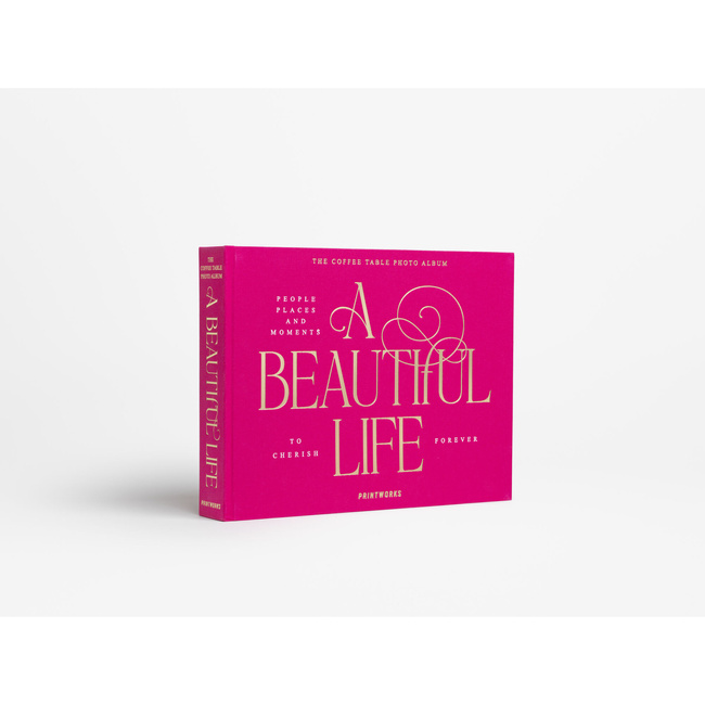 Album na zdjęcia Printworks A Beautiful Life, różowy, poziomy, 60 stron