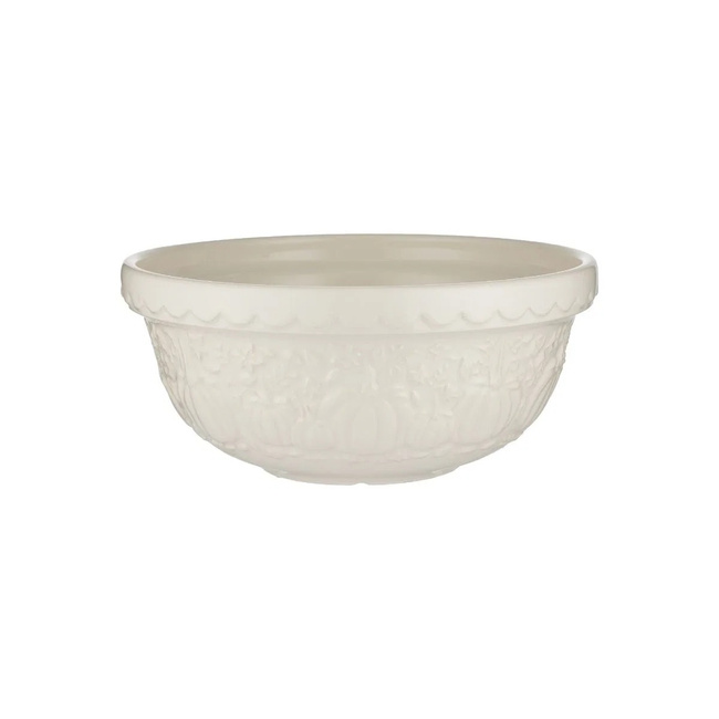 Misa ceramiczna Mason Cash Pumpkin 24 cm, 2 l, kremowa z motywem dyni