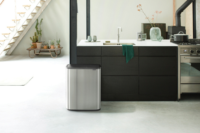 Kosz na śmieci Touch Bin BO 60l stal matowa - Brabantia