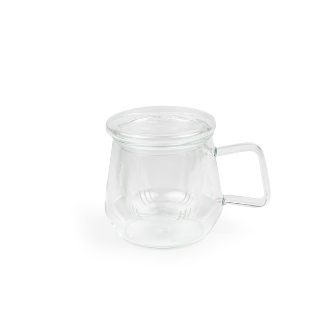 Kubek szklany z zaparzaczem Livorno 290ml - bezbarwny - Bredemeijer