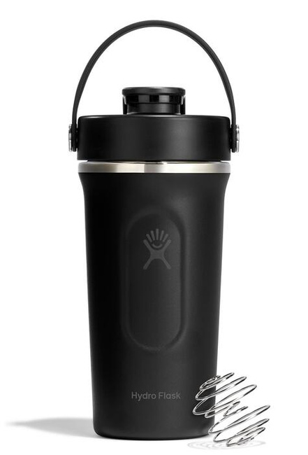 Shaker termiczny Hydro Flask Insulated Shaker Bottle 24 oz z kulką, czarny