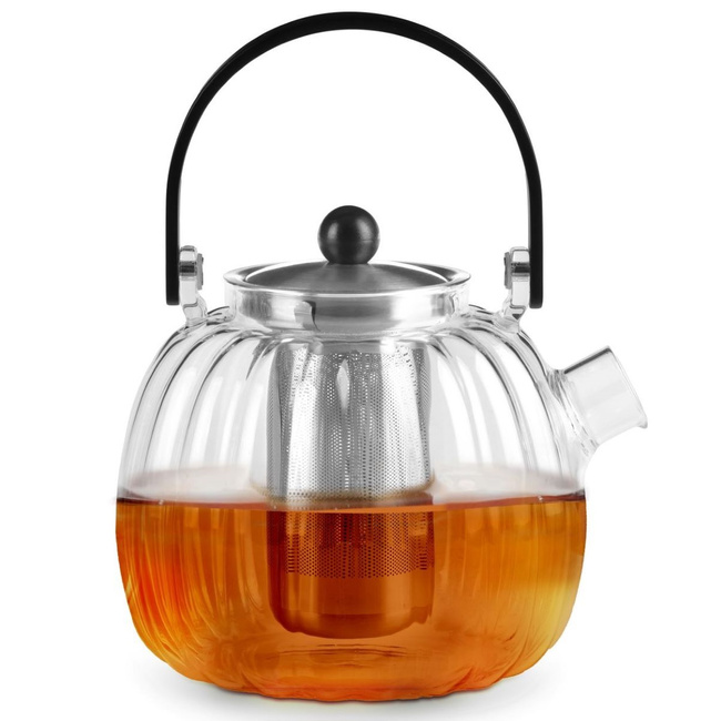 Zaparzacz do herbaty 1000ml srebrny Volare - Vialli Design