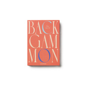 Gra tryktrak Printworks Art of Backgammon, czerwono-niebieska, w formie książki