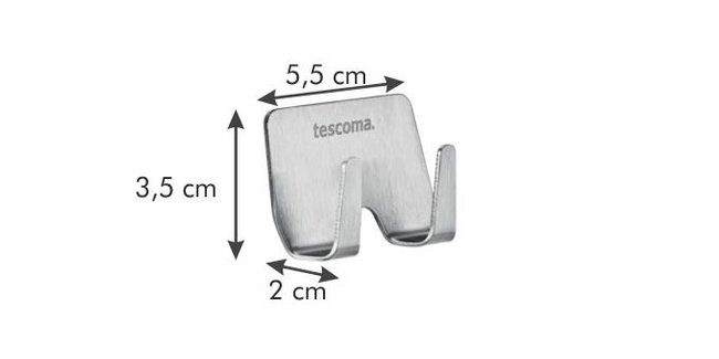 Haczyk stalowy podwójny Presto - Tescoma
