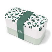 Lunchbox Bento Original, Graphic Leopard Green - Monbento