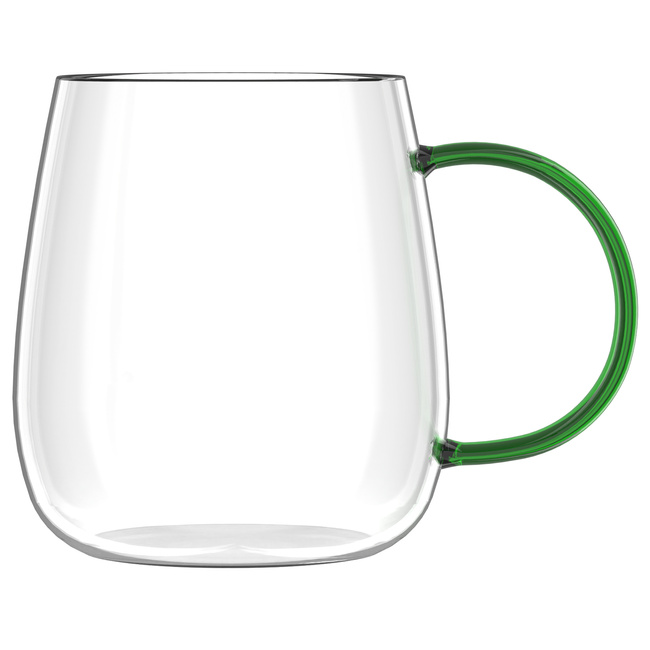 Komplet 2 szklanek z zielonym uchem 400 ml Bolla 1142