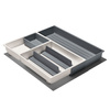 Organizer do szuflad OXO Good Grips L, regulowany, szary