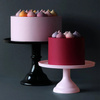 Patera na ciasto A Little Lovely Company Pink 23,5 cm, różowa, z melaminy