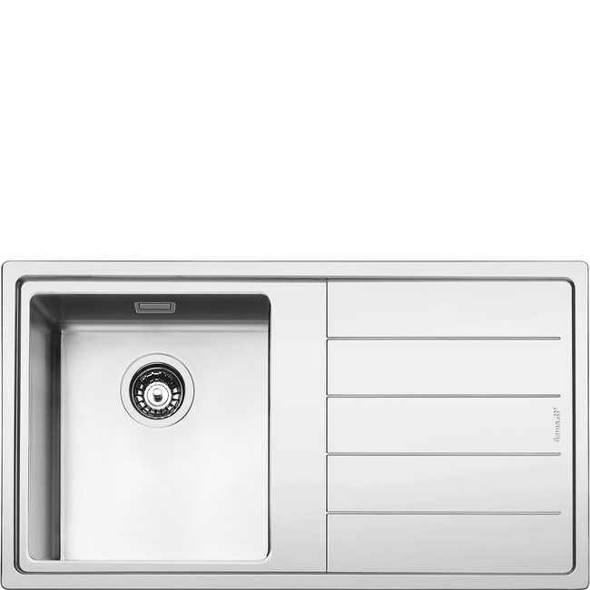 Smeg - Zlewozmywak Ze Stali Nierdzewnej Mira Lft861d Stal Nierdzewna