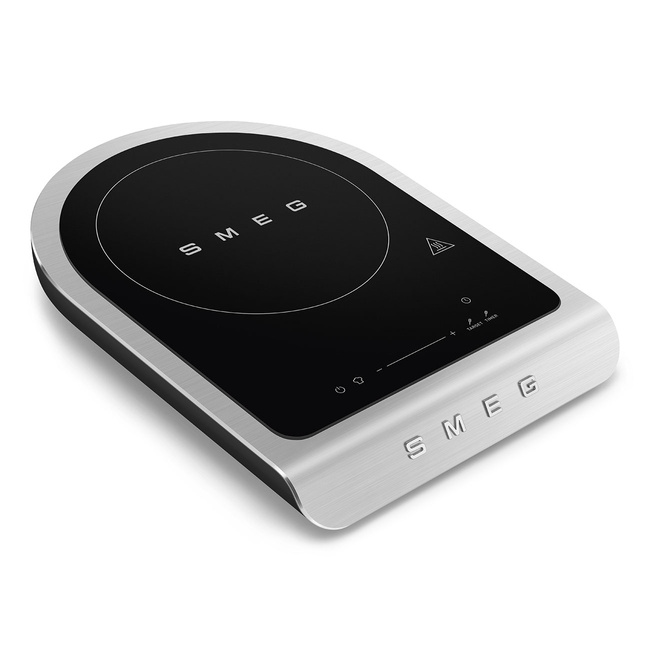 Smeg - Przenośna Płyta Indukcyjna 50's Style Pic01BlMeU Czarny (mat)