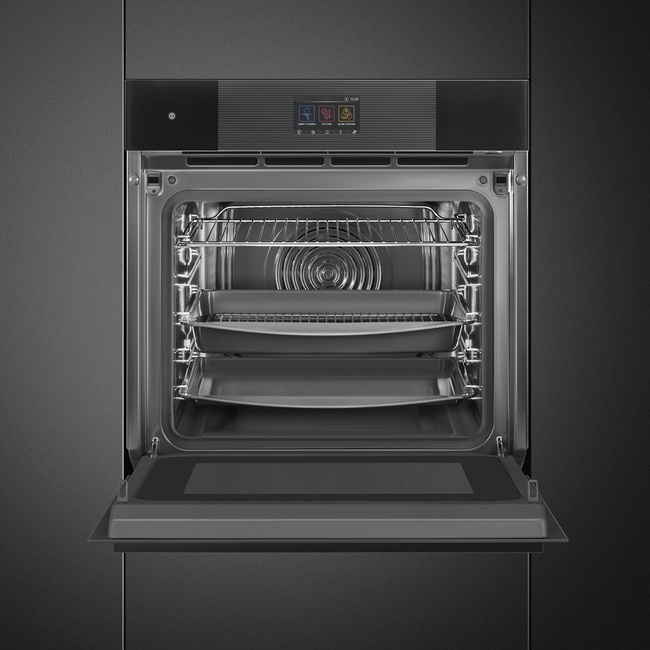 Smeg - Piekarnik, Omnichef, Linea, Czarny Linea So6104Apb3 Czarny.
