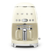 Smeg - Ekspres przelewowy, kremowy 50's Style DCF02CREU Kremowy